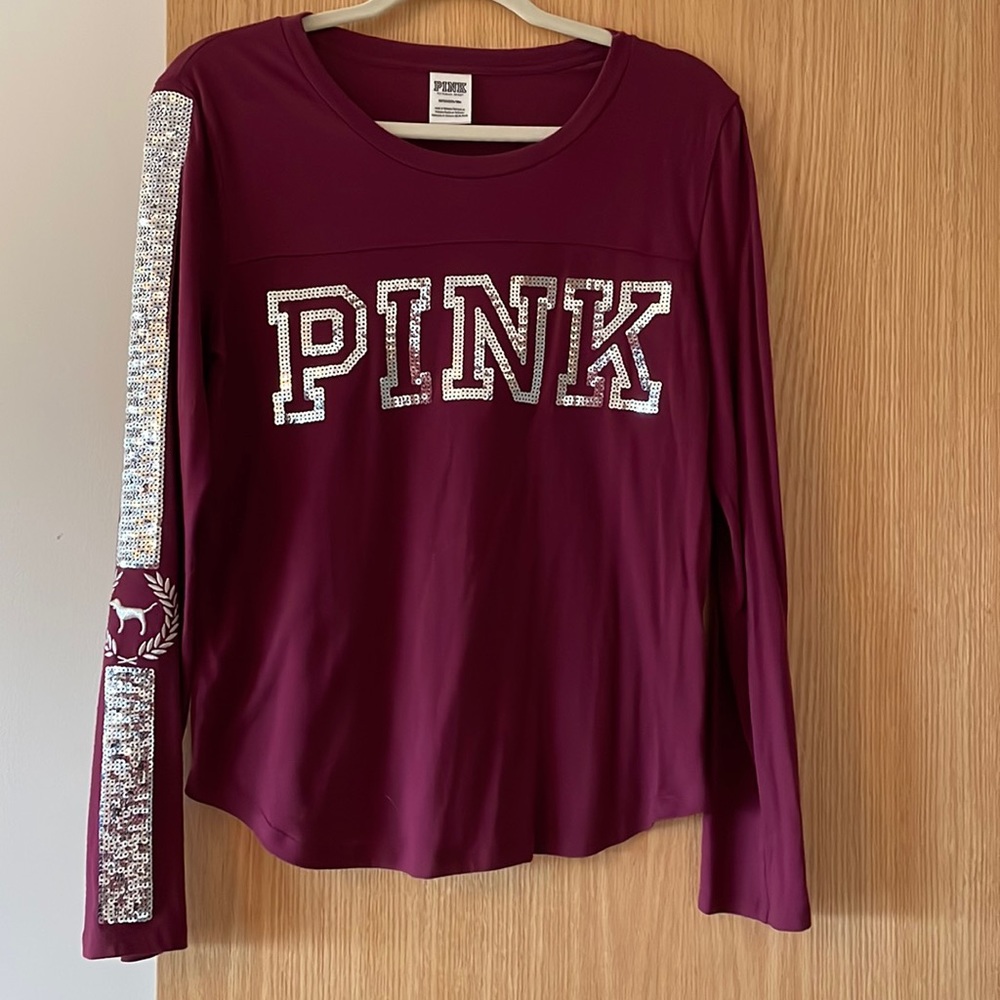 Pink Sequin Top